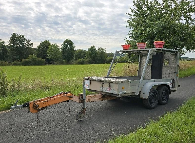 Trebbiner VZ 615 Absperrtafel FAT Nissen Horizont Verkehrsleittafel Verkehrsleitanhänger Verkehrssicherungsanhänger Leitanhänger - Construction equipment: picture 3 Trebbiner VZ 615 Absperrtafel FAT Nissen Horizont Verkehrsleittafel Verkehrsleitanhänger Verkehrssicherungsanhänger Leitanhänger - Construction equipment: picture 3