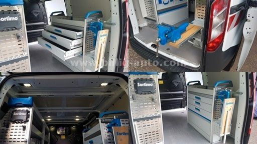 Small van Ford Transit Custom Sortimo Werkstatt 1.Hd Scheckheft: picture 19