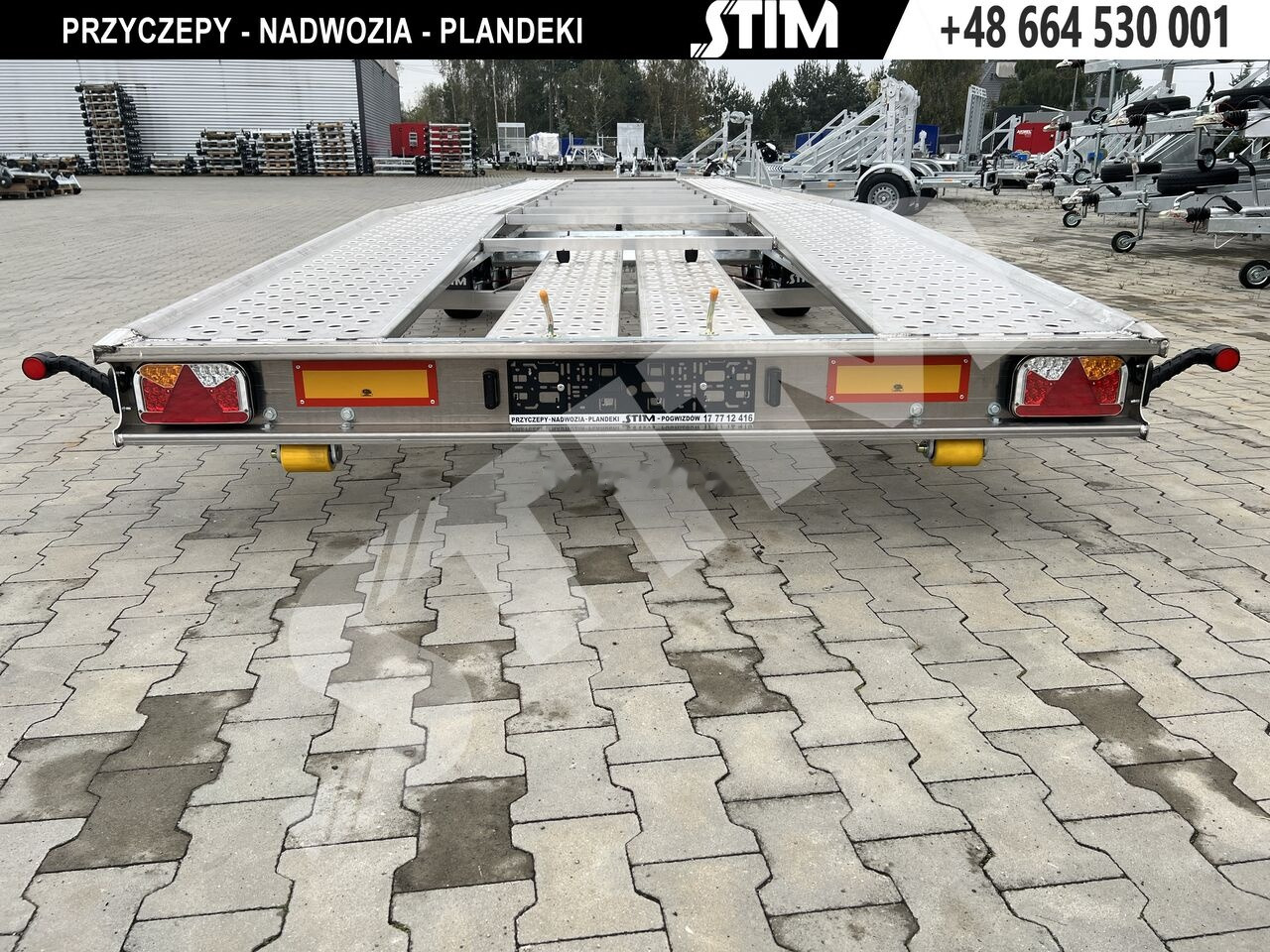 New Autotransporter trailer Stim L23/PP-TS/85-35AL - 195/50R13C: picture 9