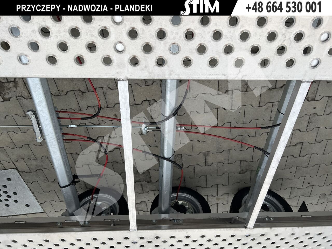 New Autotransporter trailer Stim L23/PP-TS/85-35AL - 195/50R13C: picture 7