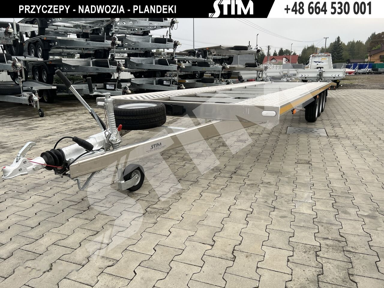 New Autotransporter trailer Stim L23/PP-TS/85-35AL - 195/50R13C: picture 8