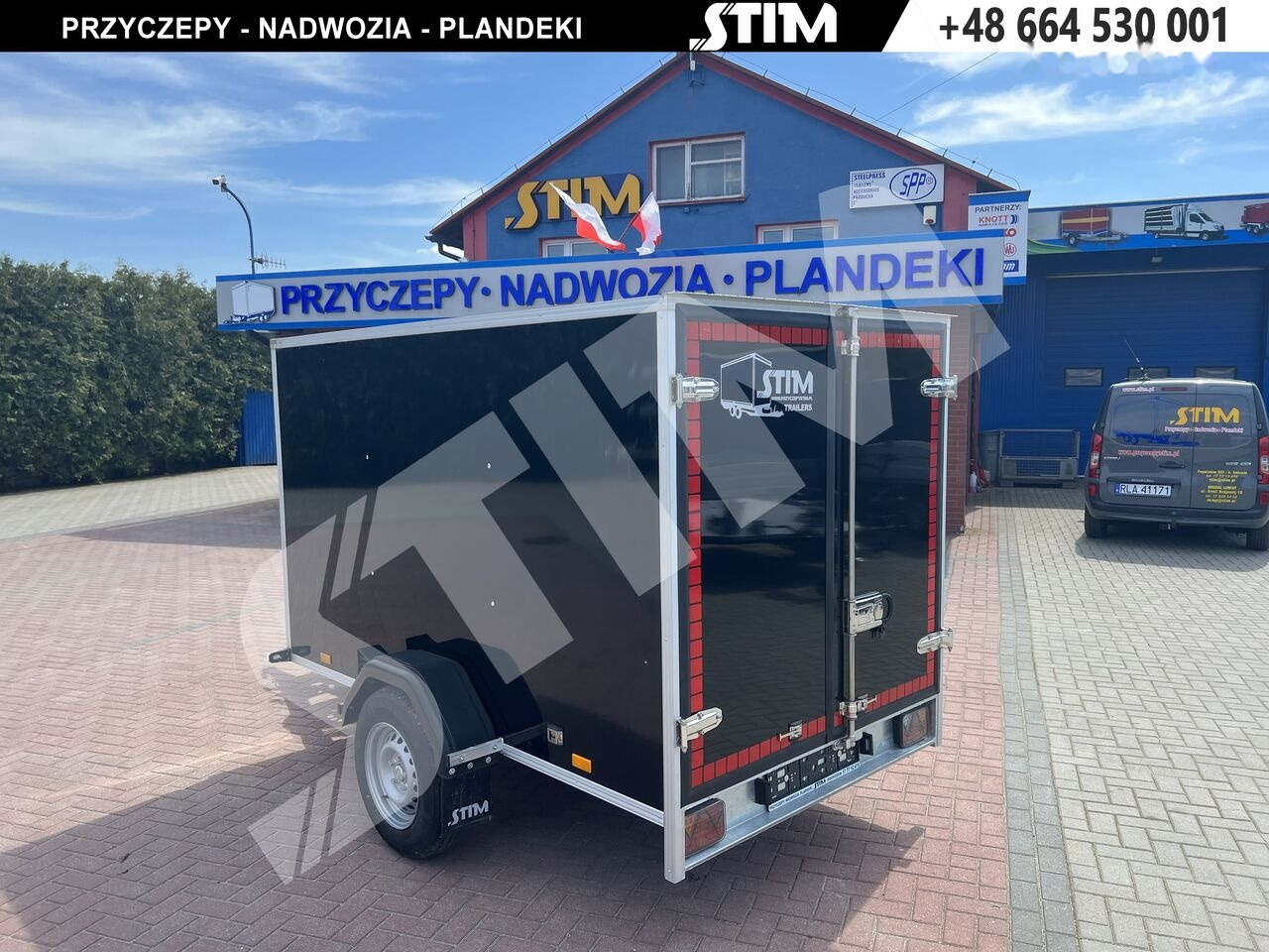 Stim S21-FR13/2515 - Closed box trailer: picture 3 Stim S21-FR13/2515 - Closed box trailer: picture 3