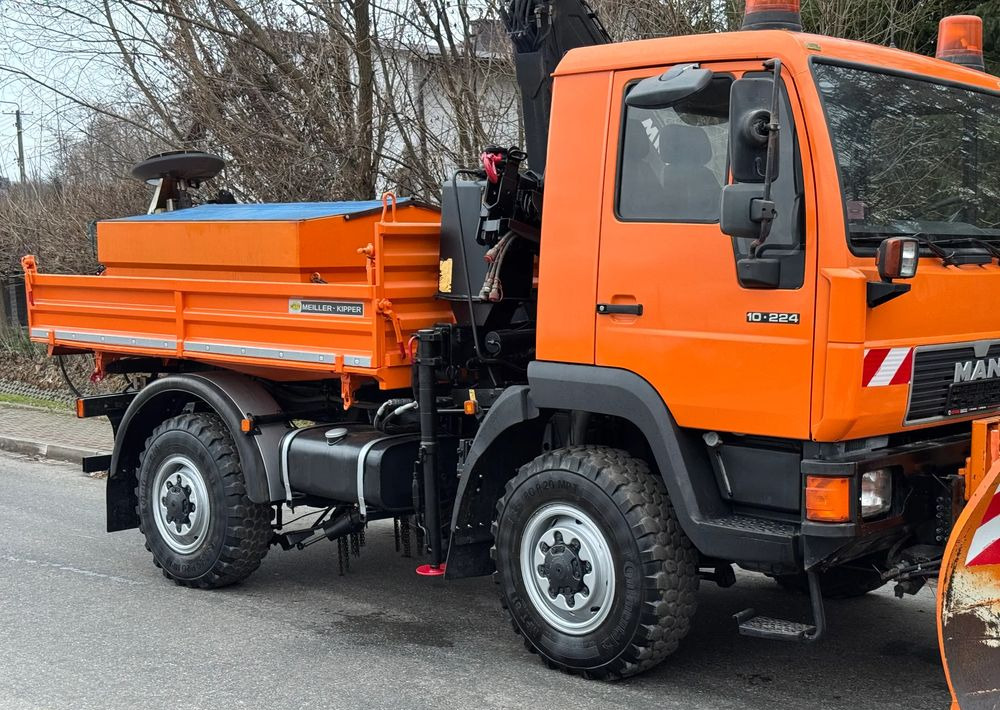 MAN * MAN LE 10.220 *Kiper Wywrotka * 4x4 * Pług Piaskarka * Zimowe Utrzymanie * Sprowadzony * HDS MKG * - Tipper: picture 5 MAN * MAN LE 10.220 *Kiper Wywrotka * 4x4 * Pług Piaskarka * Zimowe Utrzymanie * Sprowadzony * HDS MKG * - Tipper: picture 5