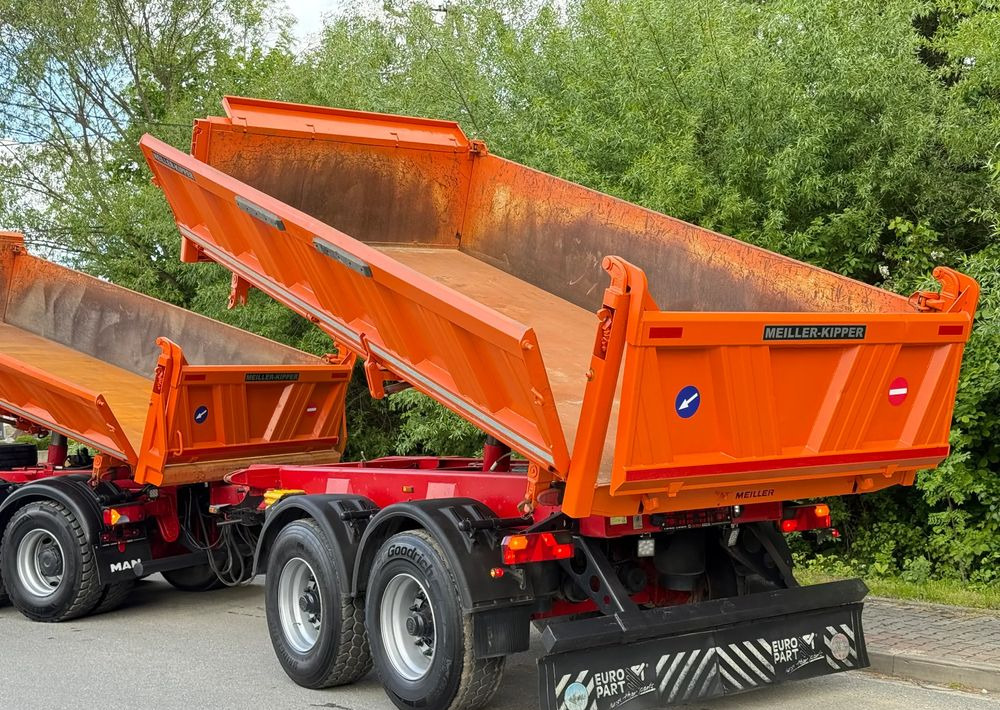 Tipper trailer Meiller * Przyczepa Tandem * Meiller * Bordmatic Kiper Wywrotka x3 * Stan Idealny: picture 15