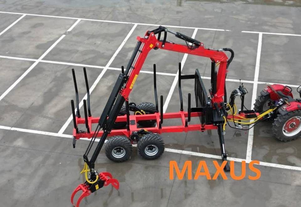 NEW MAXUS 14 TON Trailer 7.8m Crane Warranty up to 10 YEARS | НОВА Прицепа 14 ТОН Кран 7,8 м MAXUS Гарантія до 10 РОКІВ - Forestry trailer: picture 5 NEW MAXUS 14 TON Trailer 7.8m Crane Warranty up to 10 YEARS | НОВА Прицепа 14 ТОН Кран 7,8 м MAXUS Гарантія до 10 РОКІВ - Forestry trailer: picture 5
