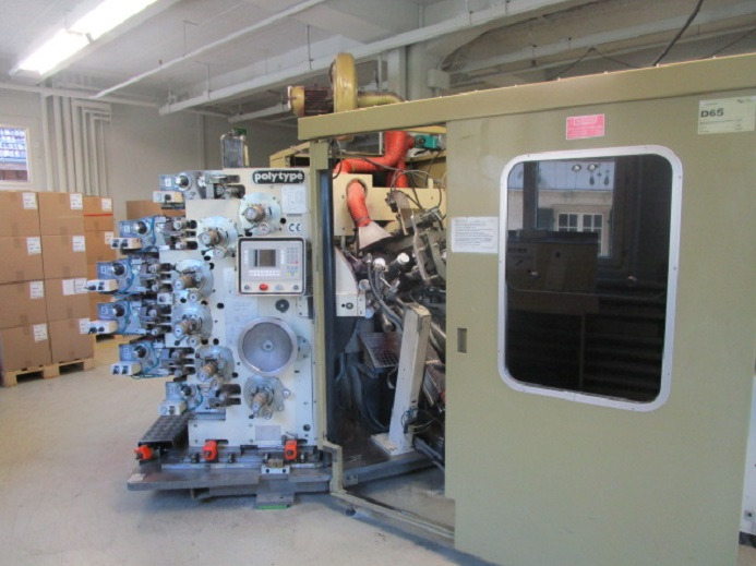 BECHERDRUCKMASCHINE POLYTYPE BDM65 - Packaging machinery: picture 1 BECHERDRUCKMASCHINE POLYTYPE BDM65 - Packaging machinery: picture 1