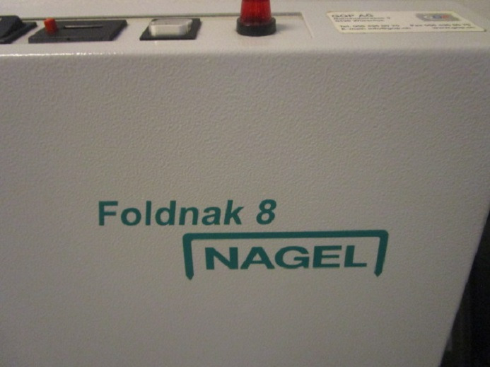 FALZ- UND HEFTMASCHINE NAGEL FOLDNAK 8 MIT TRIMMER - Folding machine: picture 5 FALZ- UND HEFTMASCHINE NAGEL FOLDNAK 8 MIT TRIMMER - Folding machine: picture 5
