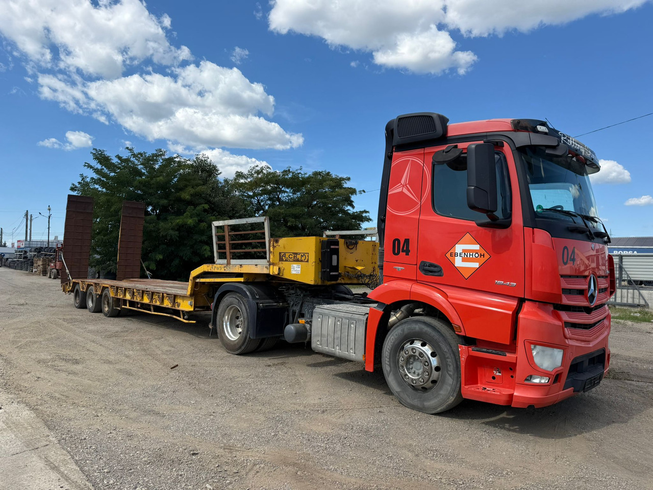 Mercedes-Benz Actros and Trailer ACTM Assembly - Tractor unit, Low loader semi-trailer: picture 1 Mercedes-Benz Actros and Trailer ACTM Assembly - Tractor unit, Low loader semi-trailer: picture 1