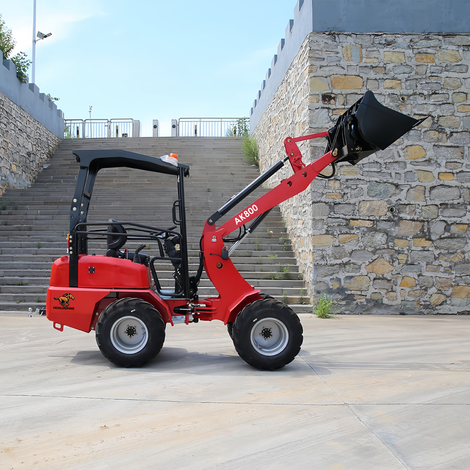 NEW WHEEL LOADER MEGALOAD AK800 Free Shipping Mini Loader Articulated Electric/D AK800 - Wheel loader: picture 4 NEW WHEEL LOADER MEGALOAD AK800 Free Shipping Mini Loader Articulated Electric/D AK800 - Wheel loader: picture 4