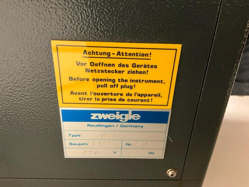 Zweigle G530 - Industrial equipment: picture 5 Zweigle G530 - Industrial equipment: picture 5