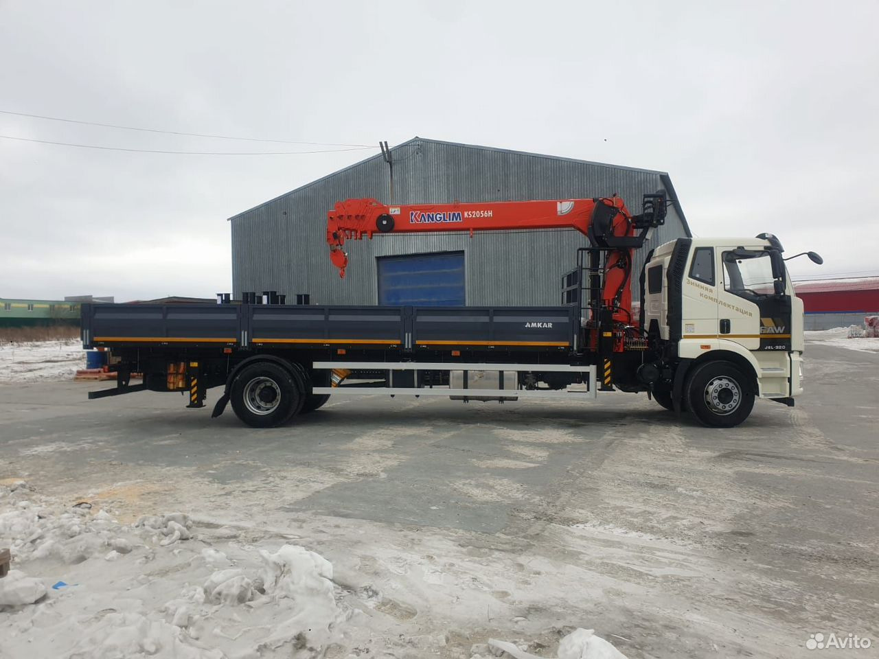 FAW J6L - Dropside/ Flatbed truck, Crane truck: picture 2 FAW J6L - Dropside/ Flatbed truck, Crane truck: picture 2