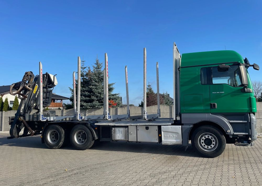 MAN TGX 26.500, 6x4, HDS EPSILOM M12Z, do transportu drewna. - Timber truck: picture 4 MAN TGX 26.500, 6x4, HDS EPSILOM M12Z, do transportu drewna. - Timber truck: picture 4