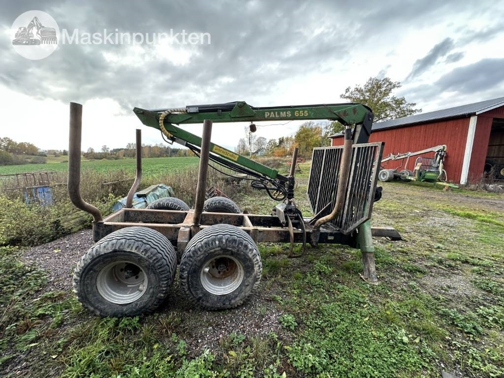 Palmse Trailer Timmervagn med kran och ramstyrning - Farm trailer: picture 4 Palmse Trailer Timmervagn med kran och ramstyrning - Farm trailer: picture 4