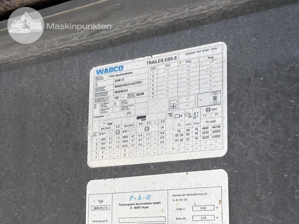 Container transporter/ Swap body trailer Tridem container kärra: picture 27 Container transporter/ Swap body trailer Tridem container kärra: picture 27