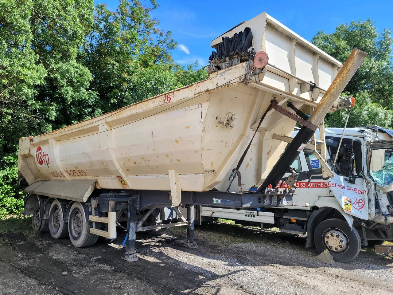 LOUAULT BENNE TP SR39 - Tipper semi-trailer: picture 1 LOUAULT BENNE TP SR39 - Tipper semi-trailer: picture 1