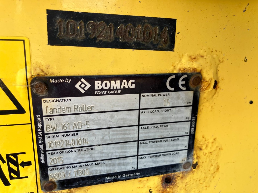 BOMAG DE BW 161 AD-5 Stage IIIb/Tier 4i - Roller: picture 2 BOMAG DE BW 161 AD-5 Stage IIIb/Tier 4i - Roller: picture 2
