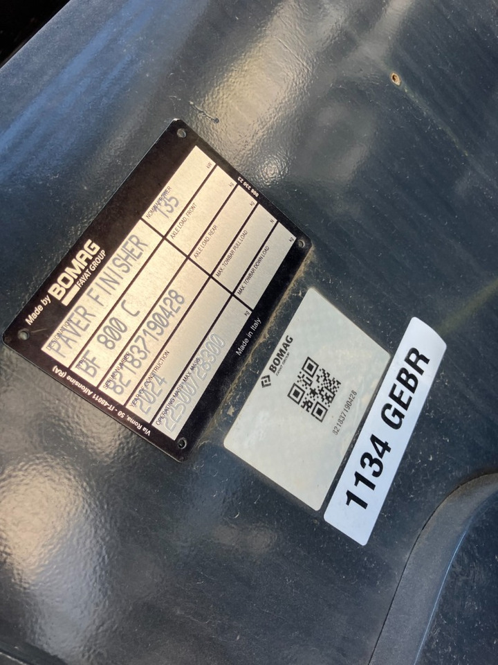 BOMAG IT BF 800 C S600 Stage IIIa/Tier 3 - Asphalt paver: picture 2 BOMAG IT BF 800 C S600 Stage IIIa/Tier 3 - Asphalt paver: picture 2