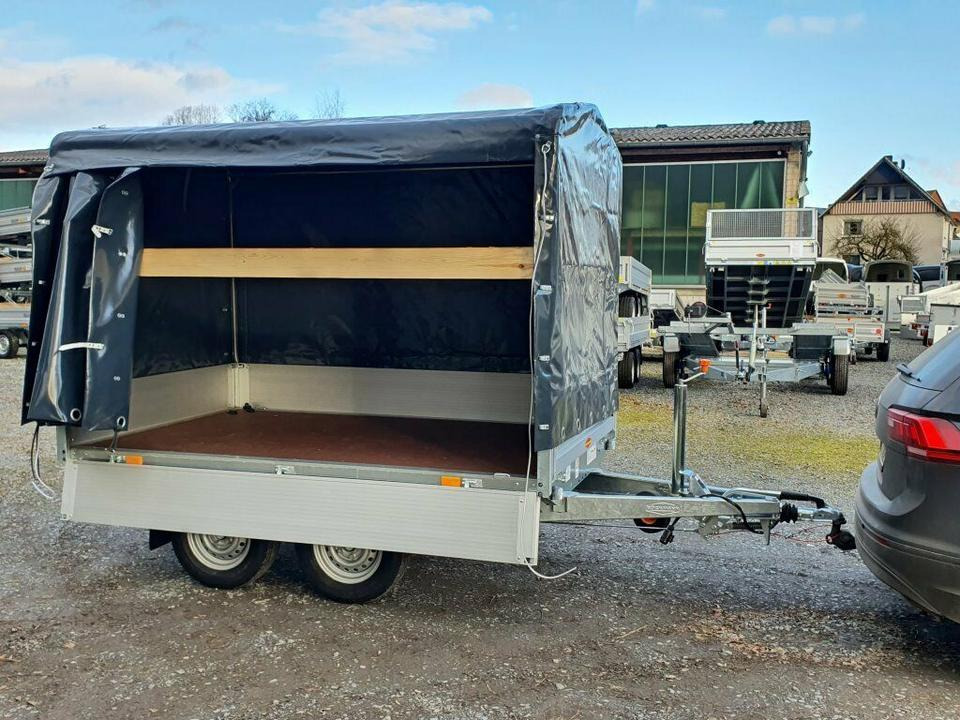 Böckmann PKW-Anhänger, 2,0 to., Schiebeplane rechts - Curtainsider trailer: picture 1 Böckmann PKW-Anhänger, 2,0 to., Schiebeplane rechts - Curtainsider trailer: picture 1