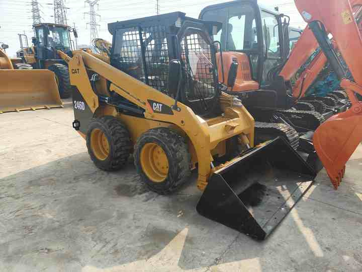Skid steer loader Used  Front Loader Tractor CAT 246D Skid Steer Loader / Used Cat 226B 246C 246d Mini Skid Steer Loader in Stock [ Copy ] [ Copy ] [ Copy ] [ Copy ] [ Copy ] [ Copy ]: picture 6