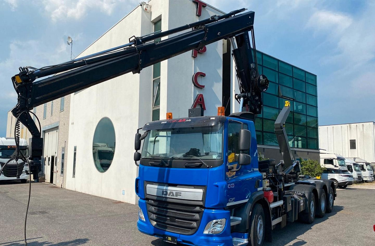 DAF CF 400 IMPIANTO SCARRABILE E GRU - Hook lift truck, Crane truck: picture 1 DAF CF 400 IMPIANTO SCARRABILE E GRU - Hook lift truck, Crane truck: picture 1