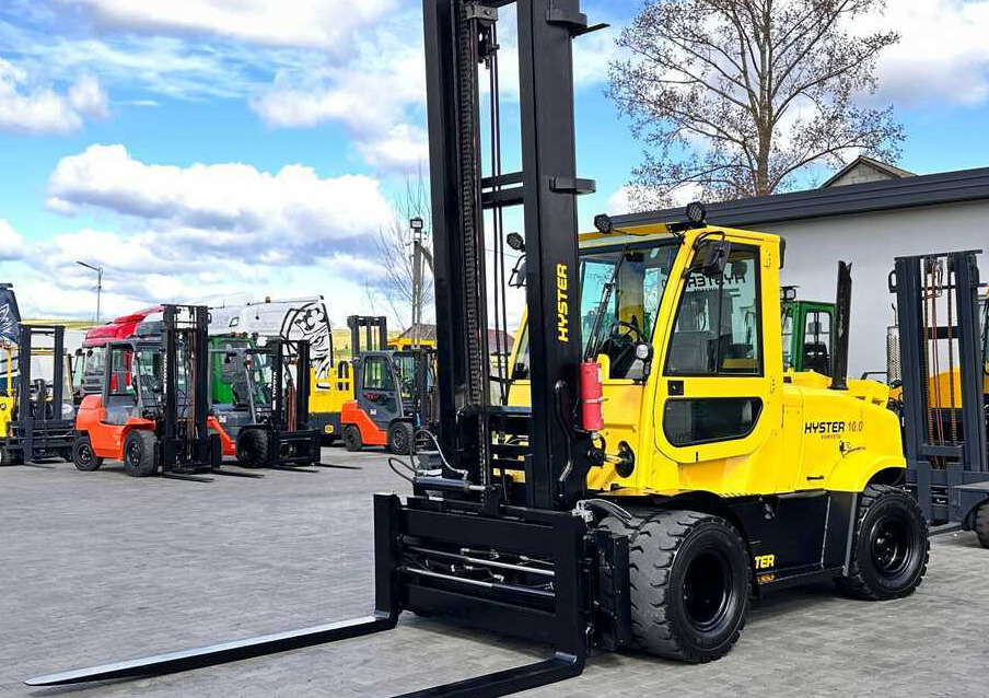 Hyster HYSTER H10.0 FT9 / FORKS 2200MM / POSITIONER / SIDE SHIFT / VALID UDT / 5500MM - Diesel forklift: picture 3 Hyster HYSTER H10.0 FT9 / FORKS 2200MM / POSITIONER / SIDE SHIFT / VALID UDT / 5500MM - Diesel forklift: picture 3