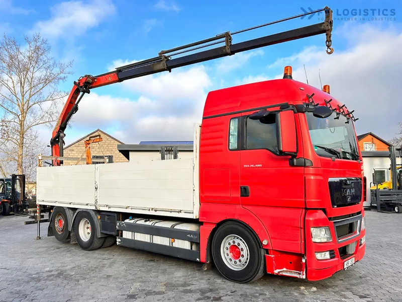 MAN TGX 26.480 Ciężarówka burtowa MAN TGX 26.480 6X2 / PALFINGER PK9002-EH B Crane / 80% Michelin Tire Dodać do ulubionych - Crane truck: picture 5 MAN TGX 26.480 Ciężarówka burtowa MAN TGX 26.480 6X2 / PALFINGER PK9002-EH B Crane / 80% Michelin Tire Dodać do ulubionych - Crane truck: picture 5