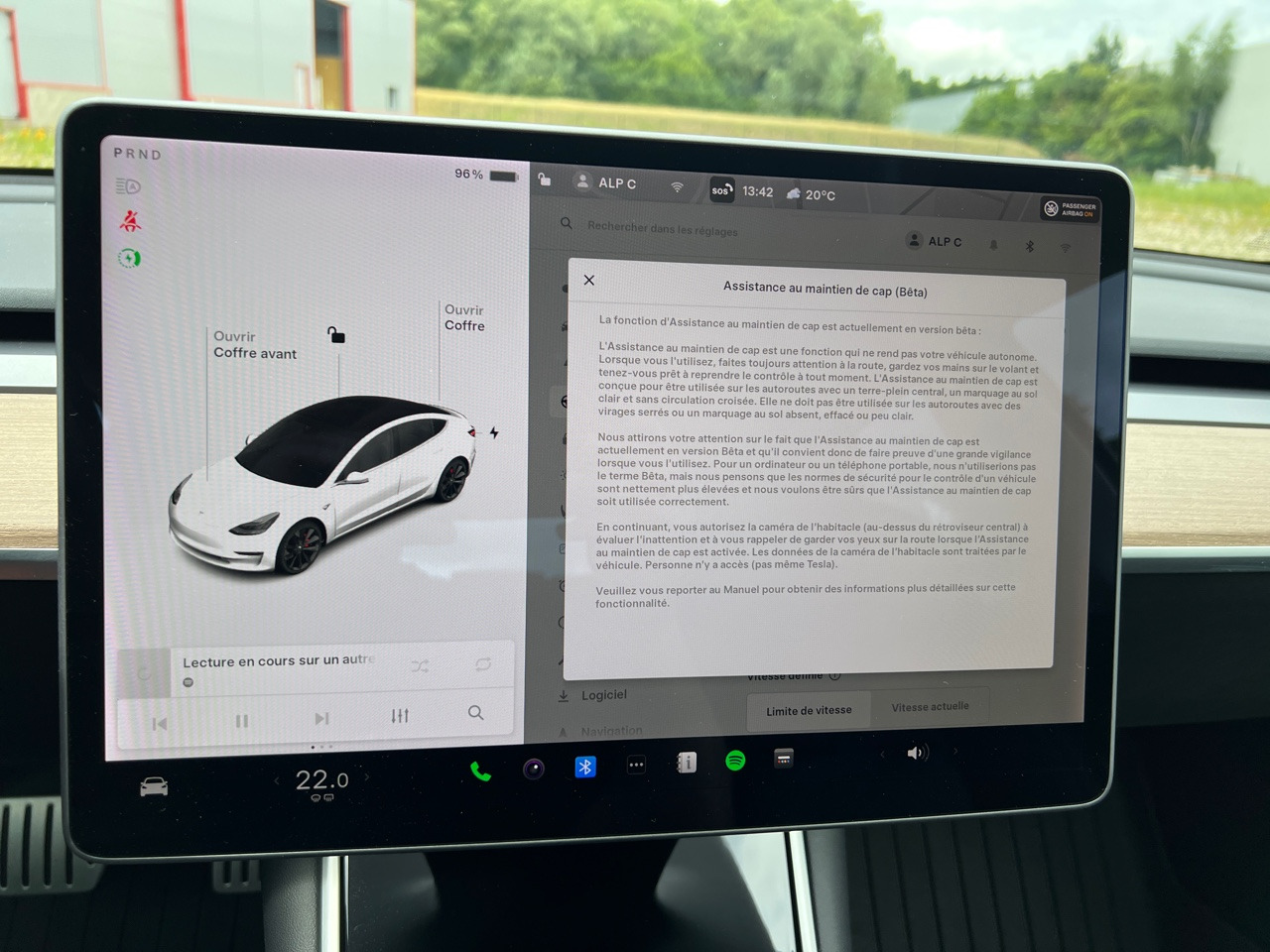 Sedan TESLA Model 3 Performance Dual Motor FSD 3 Autopilot: picture 42