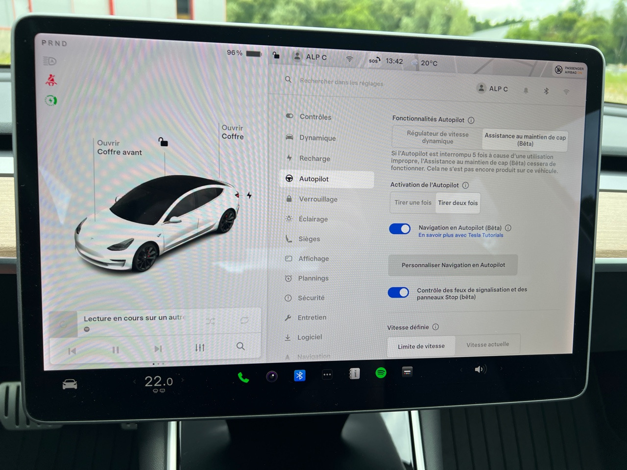 Sedan TESLA Model 3 Performance Dual Motor FSD 3 Autopilot: picture 41