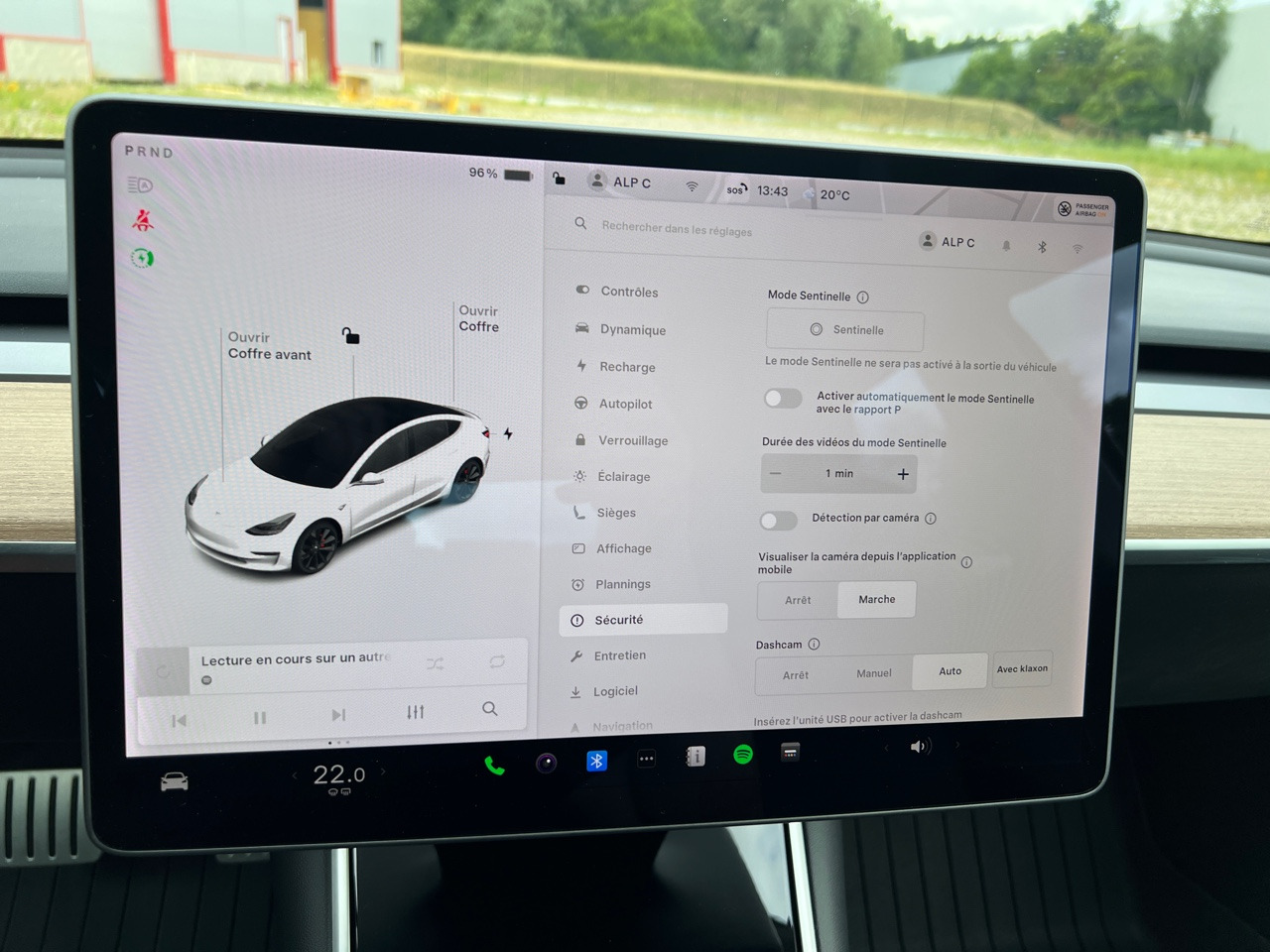 Sedan TESLA Model 3 Performance Dual Motor FSD 3 Autopilot: picture 50