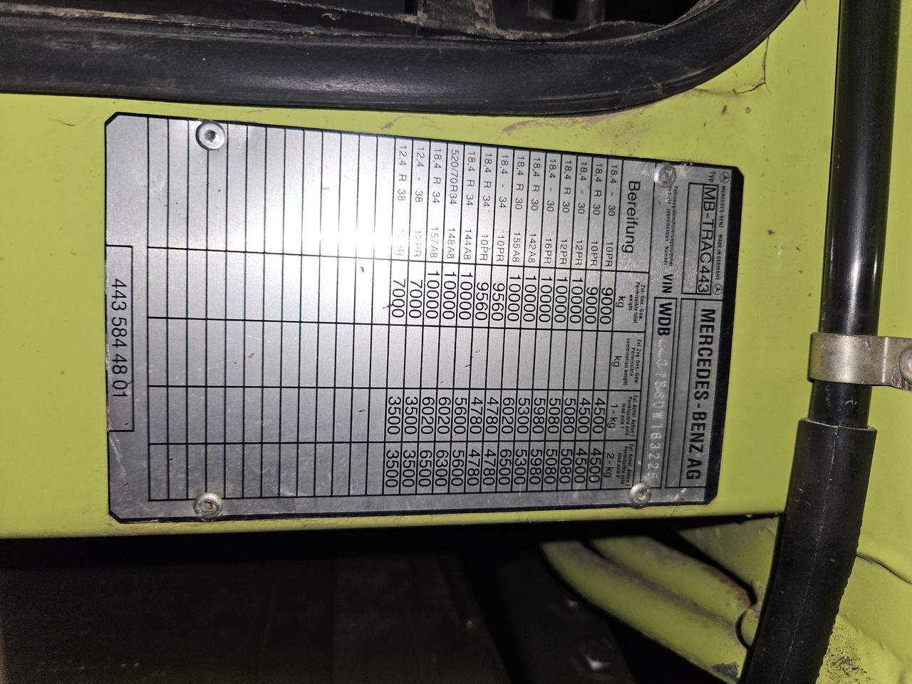 MERCEDES-BENZ MB-TRAC 1600 - Farm tractor: picture 5 MERCEDES-BENZ MB-TRAC 1600 - Farm tractor: picture 5