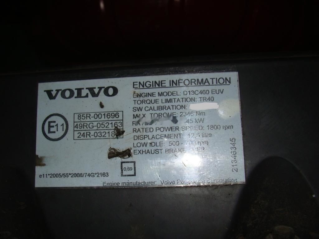 Volvo D13C EUV 460   Volvo FH13 - Engine for Truck: picture 5 Volvo D13C EUV 460   Volvo FH13 - Engine for Truck: picture 5