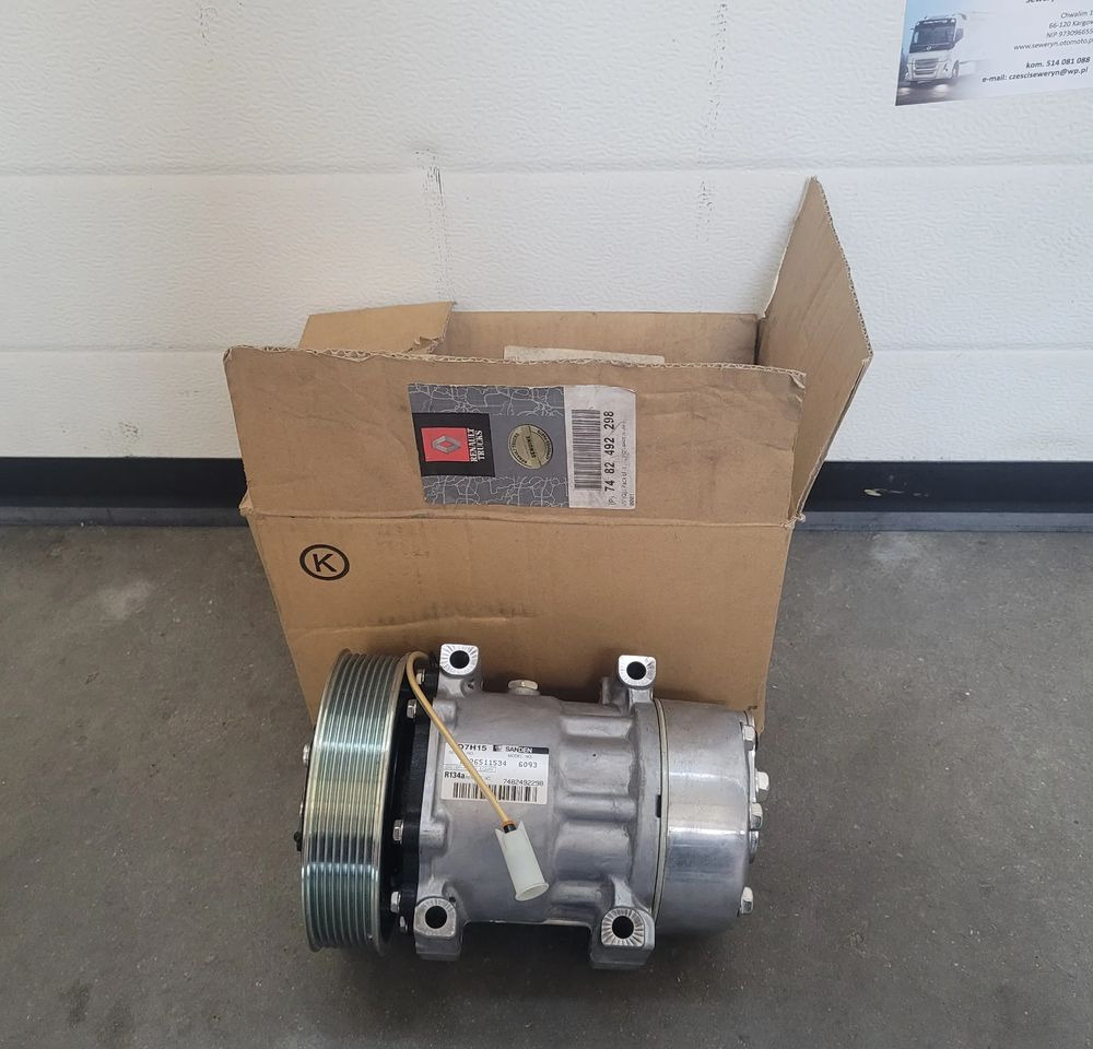 POMPA KLIMATYZACJI RENAULT RANGE T GAMA ORYGINAŁ NOWA CHWALIM116 7482492298 - Cooling system for Truck: picture 1 POMPA KLIMATYZACJI RENAULT RANGE T GAMA ORYGINAŁ NOWA CHWALIM116 7482492298 - Cooling system for Truck: picture 1