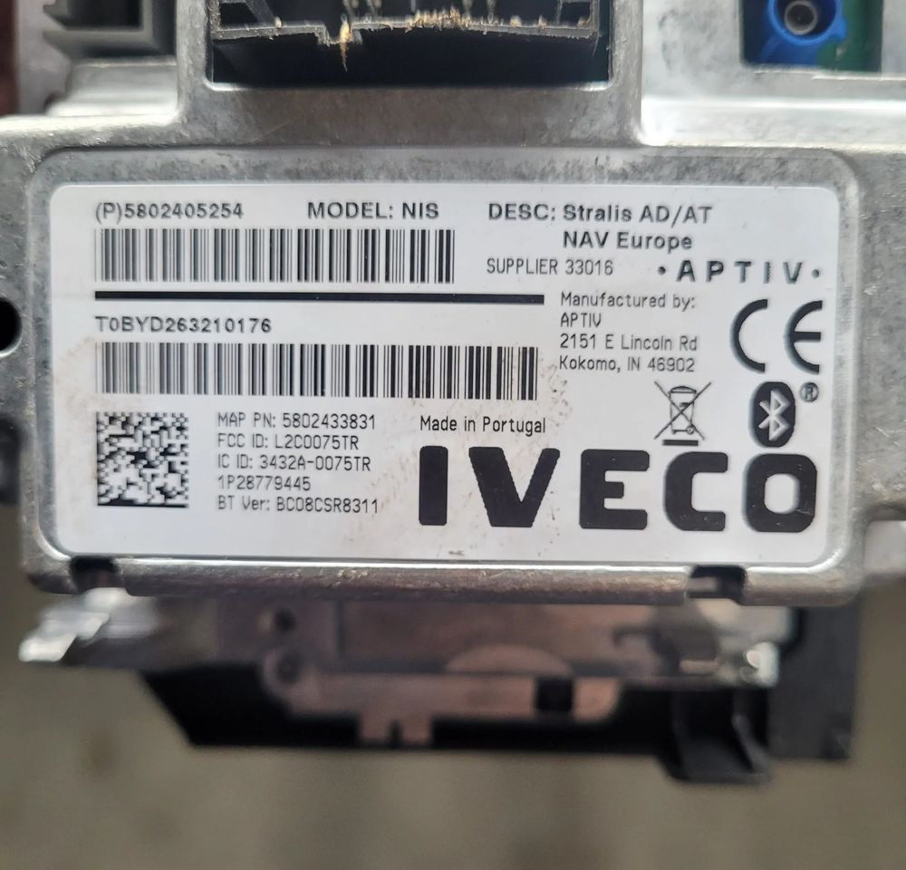 RADIO NAWIGACJA IVECO STRALIS 5802405254 - Navigation system for Truck: picture 2 RADIO NAWIGACJA IVECO STRALIS 5802405254 - Navigation system for Truck: picture 2