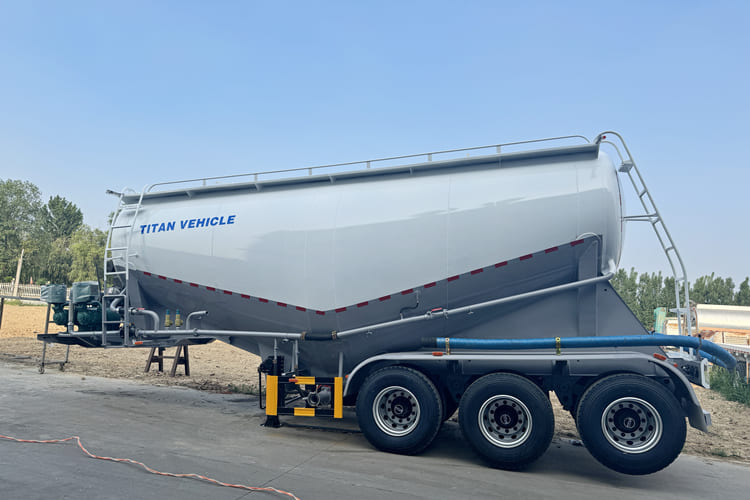 TITAH Bulk Cement Tank Trailer for Slae in Guyana - Tank semi-trailer: picture 3 TITAH Bulk Cement Tank Trailer for Slae in Guyana - Tank semi-trailer: picture 3