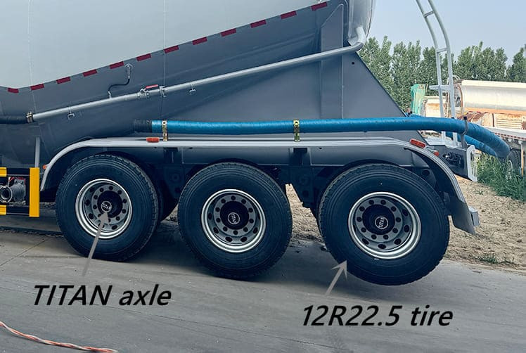 TITAH Bulk Cement Tank Trailer for Slae in Guyana - Tank semi-trailer: picture 4 TITAH Bulk Cement Tank Trailer for Slae in Guyana - Tank semi-trailer: picture 4