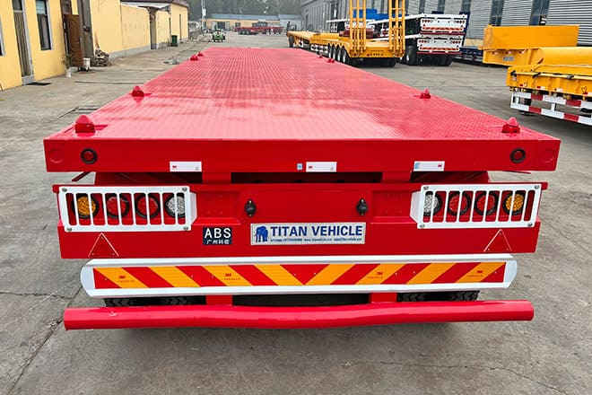 TITAN 3 Axle Flatbed Trailer for Sale in Senegal - Dropside/ Flatbed semi-trailer: picture 5 TITAN 3 Axle Flatbed Trailer for Sale in Senegal - Dropside/ Flatbed semi-trailer: picture 5