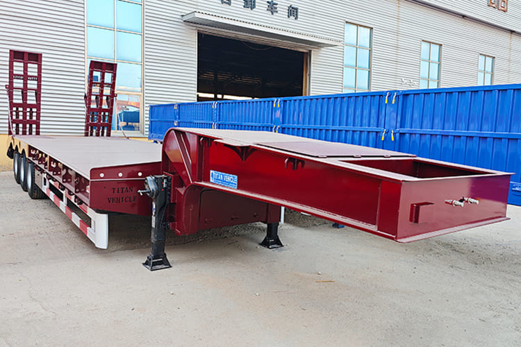 TITAN 3 Axle Low Bed Trailer for Sale in Saudi Arabia - Low loader semi-trailer: picture 1 TITAN 3 Axle Low Bed Trailer for Sale in Saudi Arabia - Low loader semi-trailer: picture 1