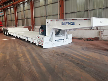 TITAN 3 Axle Lowboy Trailer for Sale in Ghana - Low loader semi-trailer: picture 4 TITAN 3 Axle Lowboy Trailer for Sale in Ghana - Low loader semi-trailer: picture 4