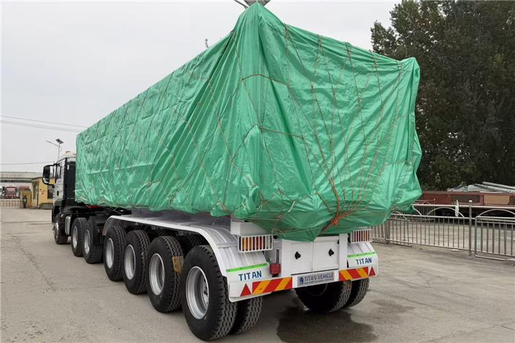 TITAN 4 Axle 80 Ton Dump Semi Trailer for Sale In Cameroon - Tipper semi-trailer: picture 3 TITAN 4 Axle 80 Ton Dump Semi Trailer for Sale In Cameroon - Tipper semi-trailer: picture 3
