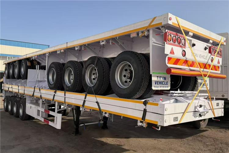 TITAN 4 Axle Flatbed Trailer for Sale In Saudi Arabia - Dropside/ Flatbed semi-trailer: picture 5 TITAN 4 Axle Flatbed Trailer for Sale In Saudi Arabia - Dropside/ Flatbed semi-trailer: picture 5