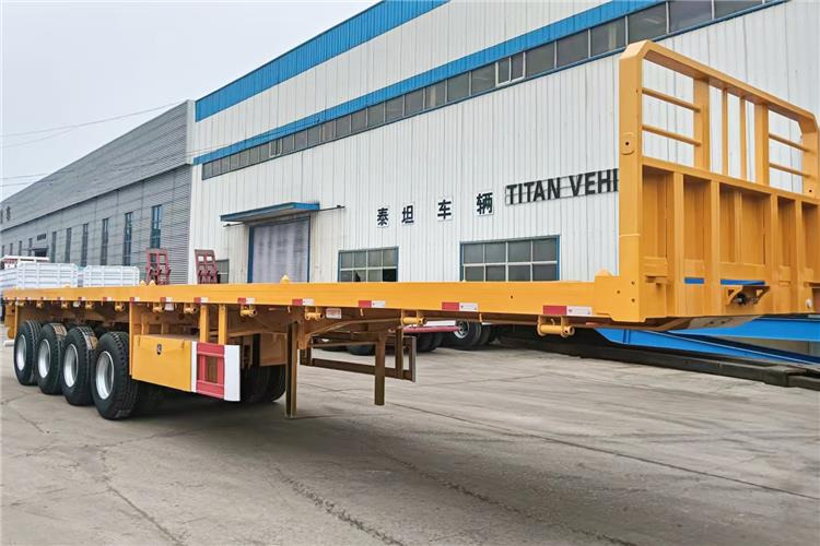 TITAN 4 Axle Flatbed Trailer for Sale Price In Senegal - Dropside/ Flatbed semi-trailer: picture 3 TITAN 4 Axle Flatbed Trailer for Sale Price In Senegal - Dropside/ Flatbed semi-trailer: picture 3