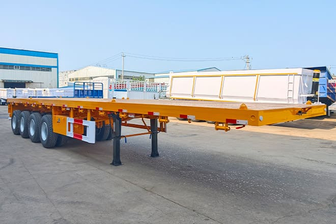 TITAN 4 Axle Heavy Duty Flatbed Trailer for Sale in Mali - Dropside/ Flatbed semi-trailer: picture 1 TITAN 4 Axle Heavy Duty Flatbed Trailer for Sale in Mali - Dropside/ Flatbed semi-trailer: picture 1