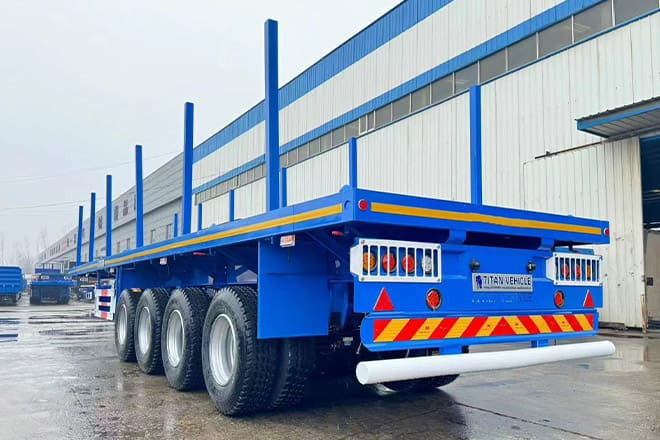 TITAN 4 Axle Wood Log Trailer for Sale in Philippines - Dropside/ Flatbed semi-trailer: picture 3 TITAN 4 Axle Wood Log Trailer for Sale in Philippines - Dropside/ Flatbed semi-trailer: picture 3