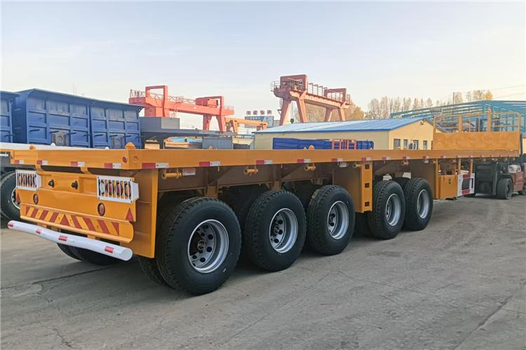 TITAN 5 Axle 13M Flatbed Trailer Price for Sale In Zimbabwe - Dropside/ Flatbed semi-trailer: picture 3 TITAN 5 Axle 13M Flatbed Trailer Price for Sale In Zimbabwe - Dropside/ Flatbed semi-trailer: picture 3