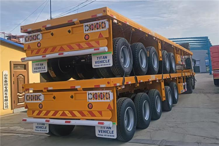 TITAN 5 Axle 13M Flatbed Trailer Price for Sale In Zimbabwe - Dropside/ Flatbed semi-trailer: picture 5 TITAN 5 Axle 13M Flatbed Trailer Price for Sale In Zimbabwe - Dropside/ Flatbed semi-trailer: picture 5