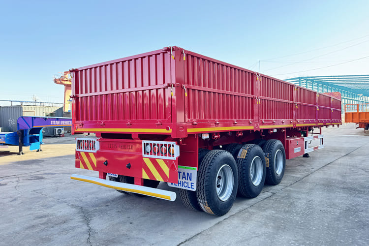 TITAN Drop Side Trailer for Sale in Mali - Dropside/ Flatbed semi-trailer: picture 2 TITAN Drop Side Trailer for Sale in Mali - Dropside/ Flatbed semi-trailer: picture 2