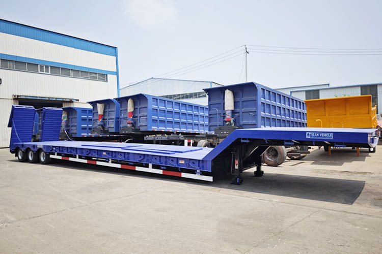 TITAN Low Loader Trailer for Sale in Malawi - Low loader semi-trailer: picture 2 TITAN Low Loader Trailer for Sale in Malawi - Low loader semi-trailer: picture 2