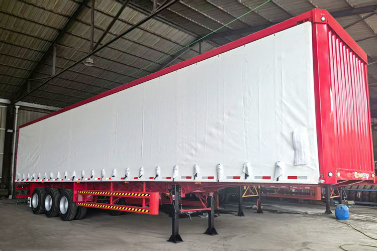 TITAN Side Curtain Trailer for Sale in Congo - Curtainsider semi-trailer: picture 1 TITAN Side Curtain Trailer for Sale in Congo - Curtainsider semi-trailer: picture 1