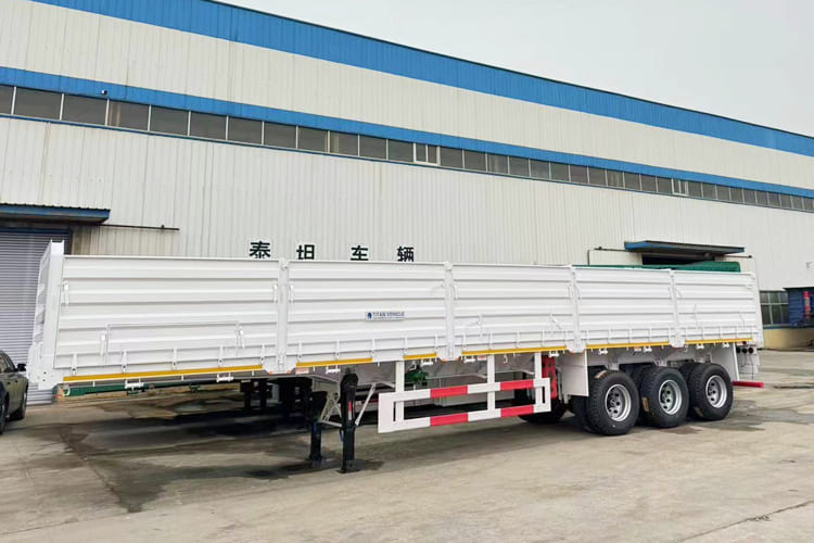 TITAN Side Wall Trailer for Sale in Zambia - Dropside/ Flatbed semi-trailer: picture 2 TITAN Side Wall Trailer for Sale in Zambia - Dropside/ Flatbed semi-trailer: picture 2