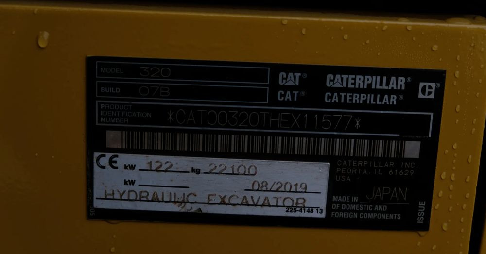 Crawler excavator Caterpillar 320 2D ADVANSE JAPAN MODEL 2020R: picture 13